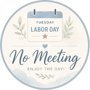 Labor Day Tuesday No Meeting
